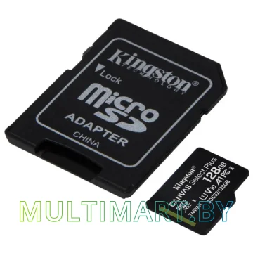 Карта памяти Kingston Canvas Select Plus microSDXC 128GB (с адаптером) картинка 2